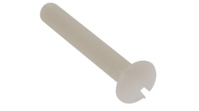 Śruba maszynowa M3 łeb z łbem stożkowym Nylon długość 20.0mm skok 0.50mm