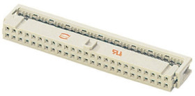 Złącze IDC 50-pinowe 2-rzędowe raster: 2.54mm Żeński Montaż na kablu HARTING