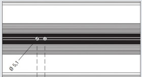 Set up/carry handle, die-cast aluminum, black, 615-060-03