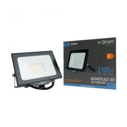 Halogen LED 30W NL-1 6500K IP65 EcoLight, Naświetlacz, 2700lm, CW