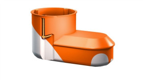 Puszka Do Pustych Ścian 2X Fi 60Mm Do Elektroniki Z Membraną Jednostronnie...