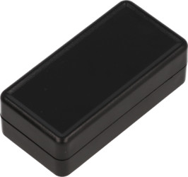 ABS miniature enclosure, (L x W x H) 50 x 25 x 15 mm, black (RAL 9005), IP54, 1551BBK
