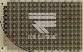 RE220-LF Prototyping board, FR4, spacing 2.54 mm, 31-pin