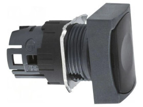 ZB6DA2 Przełącznik przyciskany 16mm Poz.stab 1 czarny Poz 2
