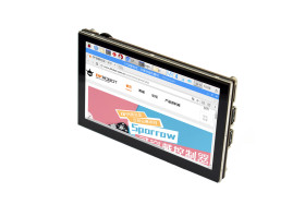 5'' 800x480 IPS Raspberry Pi DSI Touchscreen(Compatible with Raspberry Pi 3B/3B+/4B)
