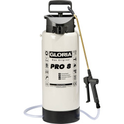 Gloria 001206.0000 Pro 8 Pump Pressure Sprayer 8L Oil-Resistant FKM Seals