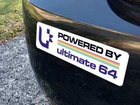Ultimate 64 retro bumper sticker