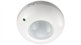 Czujnik Ruchu Natynkowy Do Led Sufitowy Pir 360 Stopni Biały 230V Na Podczerwień