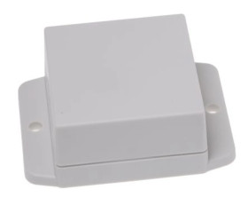 Obudowa Biały z kołnierzem, 50 x 50 x 27mm, RS PRO