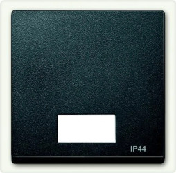 Merten System M Klawisz pojedynczy IP44 z okienkiem antracyt MTN433714