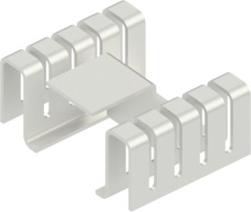 Heatsink, (L x W x H) 19.38 x 25.4 x 11.43 mm, 11 K/W, solderable surface, 10006518