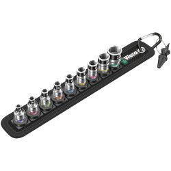 Wera 05003880001 Belt A 1 Zyklop Socket Set With Holding Function, 1/4&quot; Drive