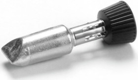Soldering tip, chisel shaped, Ø 5.2 mm, (L x W) 45.5 x 10 mm, 0102CDLF100/SB