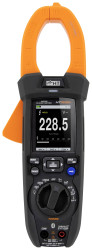 Miernik cęgowy cyfrowy HT Instruments HT9025 1009025-ISO, CAT III 1000 V, CAT IV 600 V, CAT II 1500 V, AC/DC, kalibracja