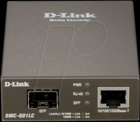DMC-G01LC/E Media converter, Gigabit Ethernet, SFP