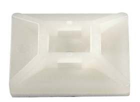 Uchwyt opaski kablowej 29 x 29 x 5.7mm materiał: Nylon 66 Naturalny Kołyska do mocowania opasek kablowych +60°C