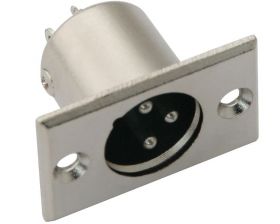 Wtyk XLR do montażu w obudowie