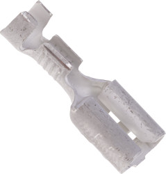 Konektor płaski Żeński 6.35 x 0.81mm długość 20.32mm Izolacja: Nieizolowane Cyna