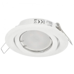 Punktowa oprawa sufitowa wpuszczana regulowana DAIRA White IP20 okrągła biała EDO777298