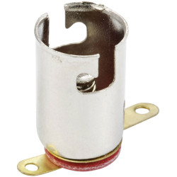 TRU COMPONENTS TC-10477736 Bulb holder Socket BA9s Solder tag 1 pc nan