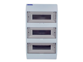 Rozdzielnica modułowa 3x12 podtynkowa IP40 z dymną osłoną N+PE S36 ENE-00343