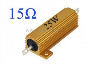 Rezystor drutowy 25W 15 Ohm