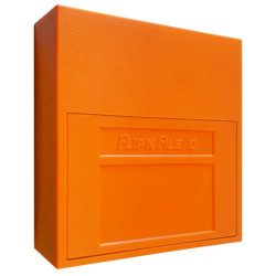 Flip'n'File/10 - Case for 5,25" Floppy Disks (orange)