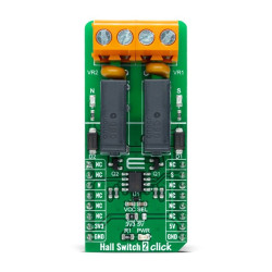 Narzędzie rozwojowe z kategorii „czujniki&#148;, MHA100KN, do uzytku z: Gniazdo mikroBUS, Płyta rozszerzenia, Hall Switch 2