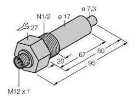 Turck Czujnik zanurzeniowy FCS-N1/2A4-NA-H1141/L100 6871016 1 szt.