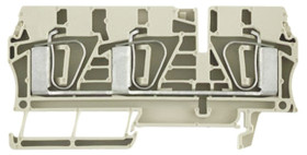 Blok zacisków przelotowych Weidmuller poziomy: Pojedynczy 22 → 8AWGZacisk Z raster: 8.1mm 41A 800 V