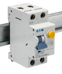 RCD, Typ C, 2-biegunowy, 20A, 30mA, Eaton A PKNM CE 230V