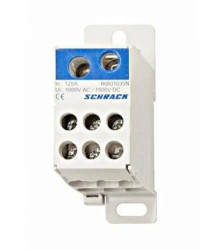 Blok dystrybucyjny N 1-b. 125A wej.1x35mm², wyj. 7x16mm²