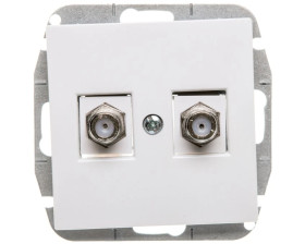 Sentia Gniazdo antenowe 2xTV typ F-F 1487-10