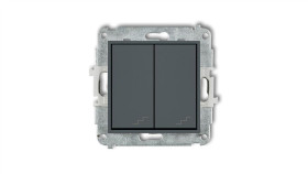 Mini Łącznik Podwójny Schodowy Grafitowy Mat 28Mwp-33