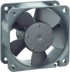 DC axial fan, 24 V, 60 x 60 x 25 mm, 21 m³/h, 16 dB, sintec slide bearing, ebm-papst 614 NGL