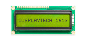 Wyświetlacz monochromatyczny LCD, , Alfanumeryczny, Displaytech