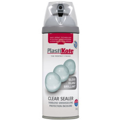 PlastiKote 440.0024000.076 24000 Colour Twist &amp; Spray Clear Sealer Gloss 400ml