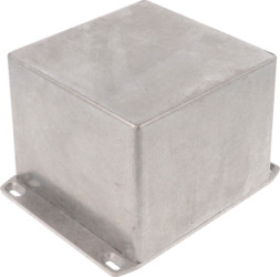 Aluminum die cast enclosure, (L x W x H) 119 x 120 x 94 mm, natural, IP54, 1590VFL