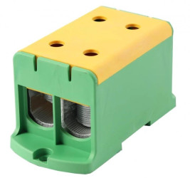 Złączka uniwersalna (Al/Cu) ETB 240/1x2 - żółto-zielona