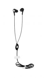Słuchawki douszne z mikrofonem B-15 czarne