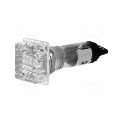 Kontrolka 12X16mm 230V biała na otwór 10mm / NSL-W