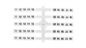 Oznacznik Elastyczny Do Złączek Szynowych Eo3 /11-20/ 20X10szt. 003901754