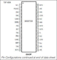 High-Efficiency, Quad-Output, Main Power-Supply Controllers for Notebook Computers