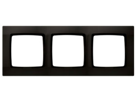 KARO Ramka 3 potrójna czekoladowy metalik R-3S/40 OSPEL