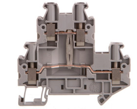Złączka szynowa 2-piętrowa 4mm2 szara Ex UTTB 4-PV 3044733 /50szt./