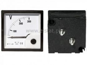 Miernik analogowy woltomierz 72x72 duży 300V AC