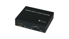 Hdmi 2K4k Audio Inserter Hdmi/Toslink/Audio Stereo L/R Idata Hdmi-Ai4k