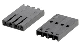 Obudowa złącza 4-pinowe -rzędowe raster: 2.54mm Molex Żeński Montaż na kablu SL Złącze SL