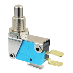 Wyłącznik krańcowy miniaturowy zestyk przełaczny 1CO nakładka z popychaczem teleskopowym metalowym T0-MK1PUM9