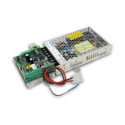 Moduł zasilacza do urządzeń ochrony p.poż. 24V Imax b 2,5A, Imax a 2,1A, współpraca z aku 2x12V 7...9Ah, Merawex